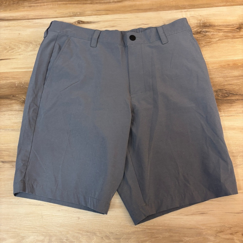 Banana Republic Gray Flat Front Men Shorts